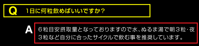 アプソルシンの飲み方