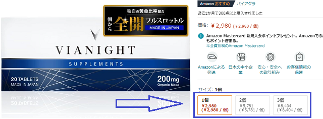 VIANIGHT(バイアナイト)の料金